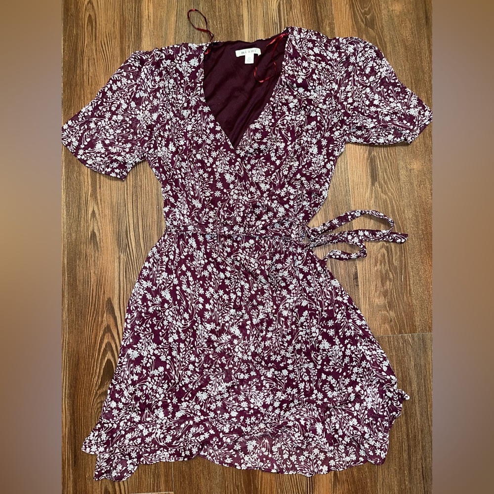 Purple wrap dress size extra small from Francesca’s
